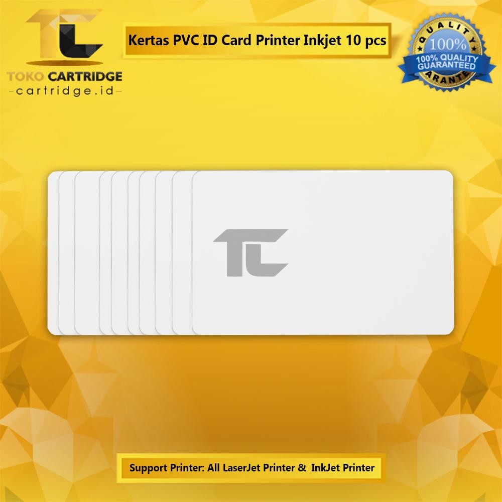 

Kertas PVC ID Card Inkjet Kertas PVC Instant 5.4 X 8.6cm & PVC ID CARD Xantri Polos A4 isi 5 lembar Eksklusif