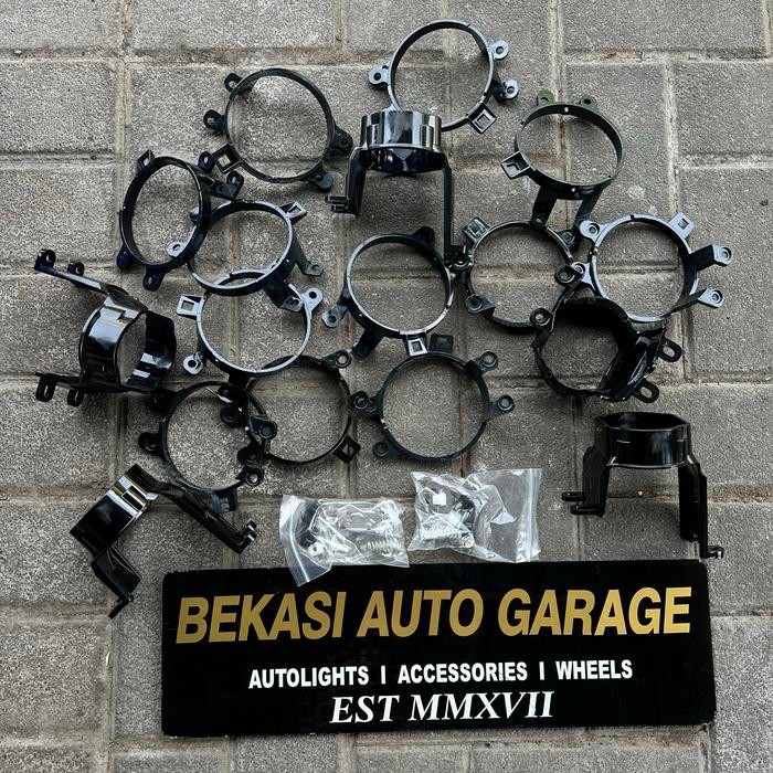 BRACKET/DUDUKAN FOGLAMP BILED PROJECTOR - TOYOTA, DENGAN TOPI