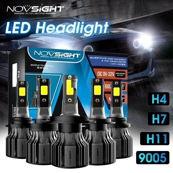 Bohlam Lampu Mobil NOVSIGHT N39 Headlight H1 H4 H7 H11 9005 72W - H1