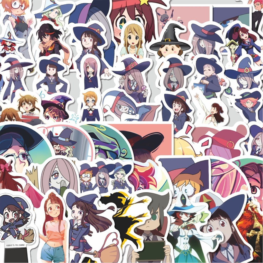

Stiker Cutting Pack Sticker Little Witch Academia (Ritoru Witchi Akademia) Sticker Isi 100Pcs Series Aesthetic Lucu Keren Untuk Koper Bahan Vynil