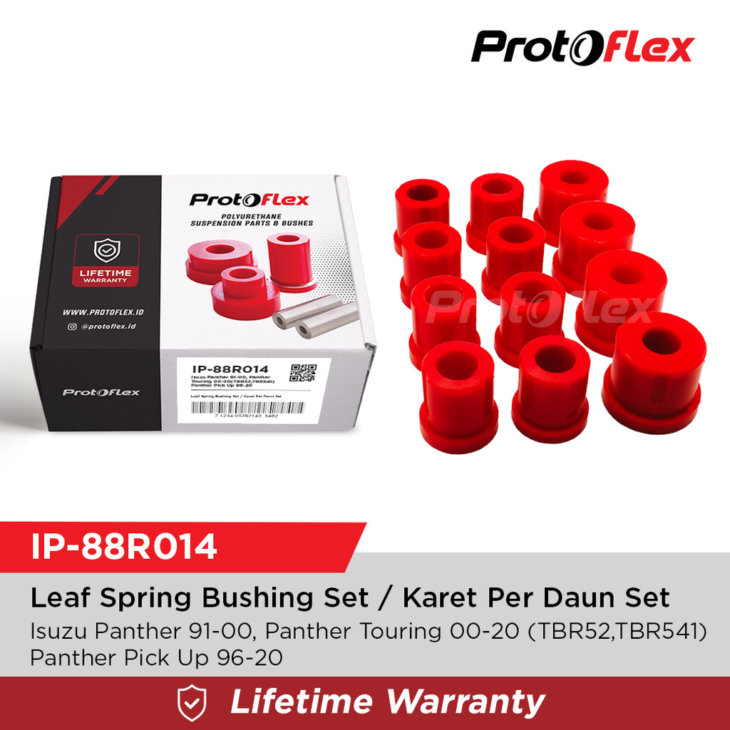 Protoflex Karet Per Daun Set Isuzu Panther 91-00, Panther Touring 00-20 (TBR52, TBR541), Panther Pic