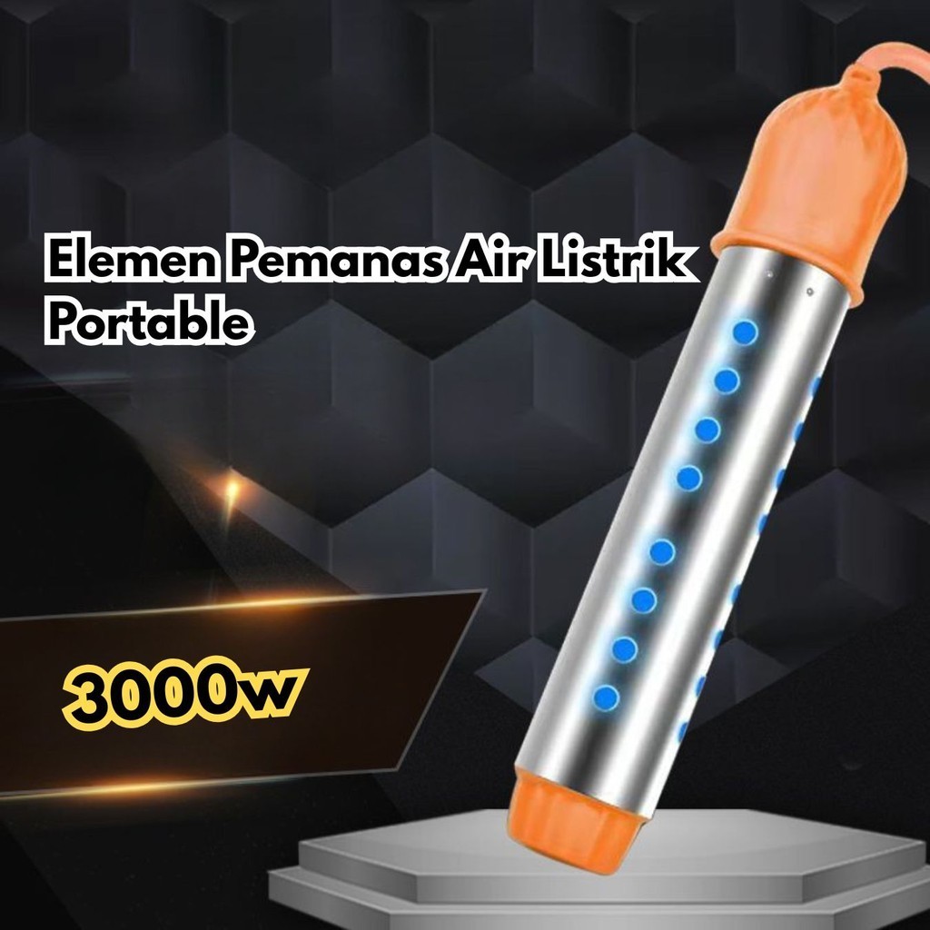 3000w Elemen Pemanas Air Listrik Portable / Electric Water Heater Kamar Portable Mandi 220v BR151
