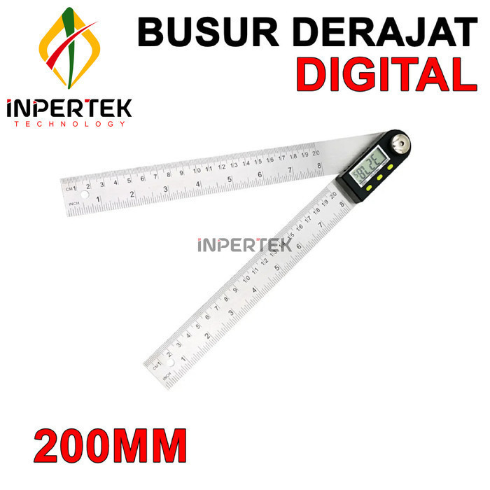 

Busur Derajat Digital 0-200 Penggaris Sudut Digital Protractor Alat Ukur