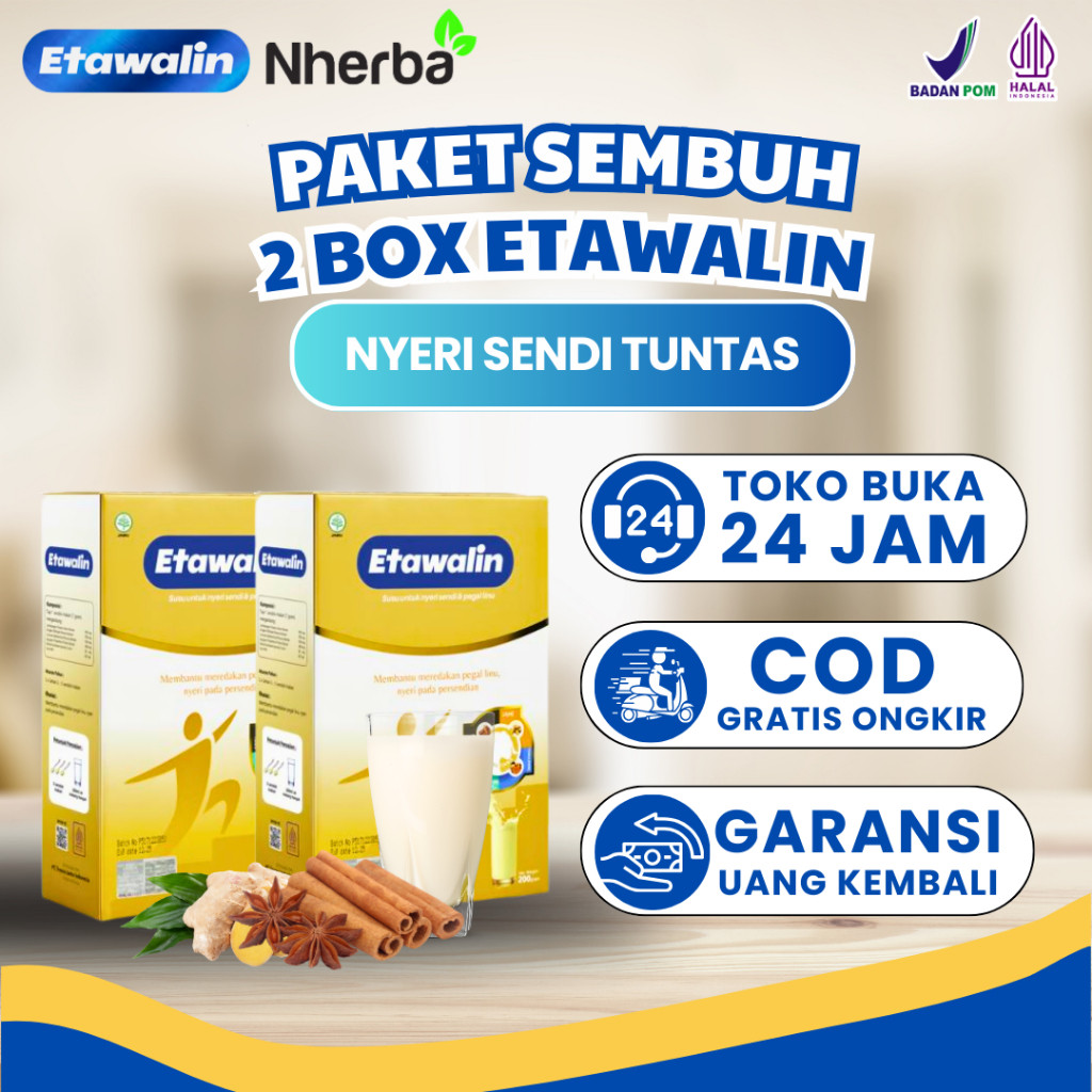 

Paket 2 Box Etawalin - Susu Kambing Etawa Ampuh Atasi Asam Urat dan Nyeri Sendi