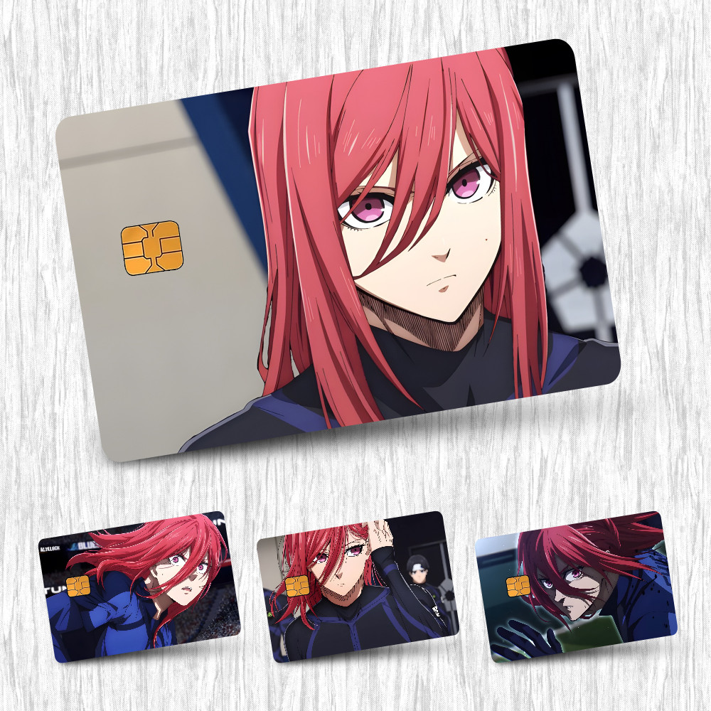 

H-Hyoma C-Chigiri Card Stickers Credit Card DIY Card Protector Stickers Waterproof Film Skin Cover