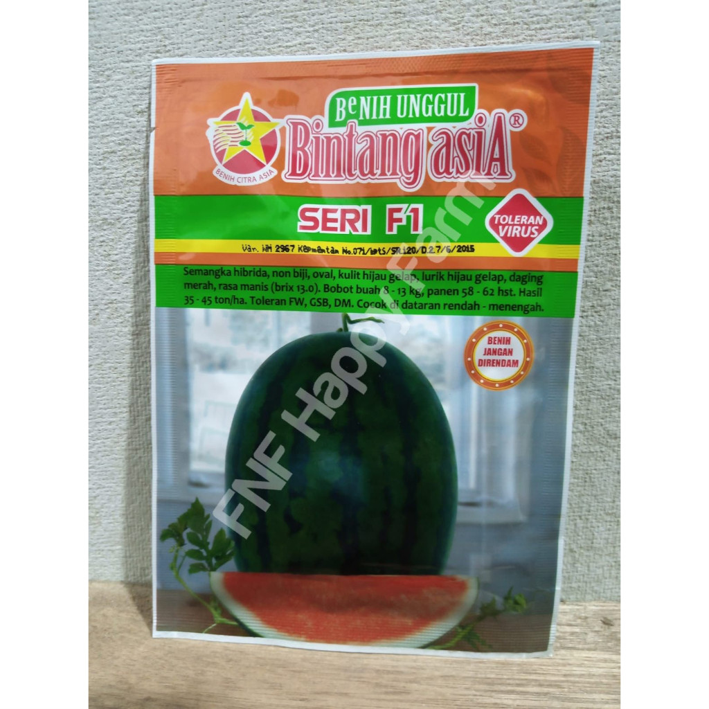 Benih Semangka Non Biji Seri 20gram