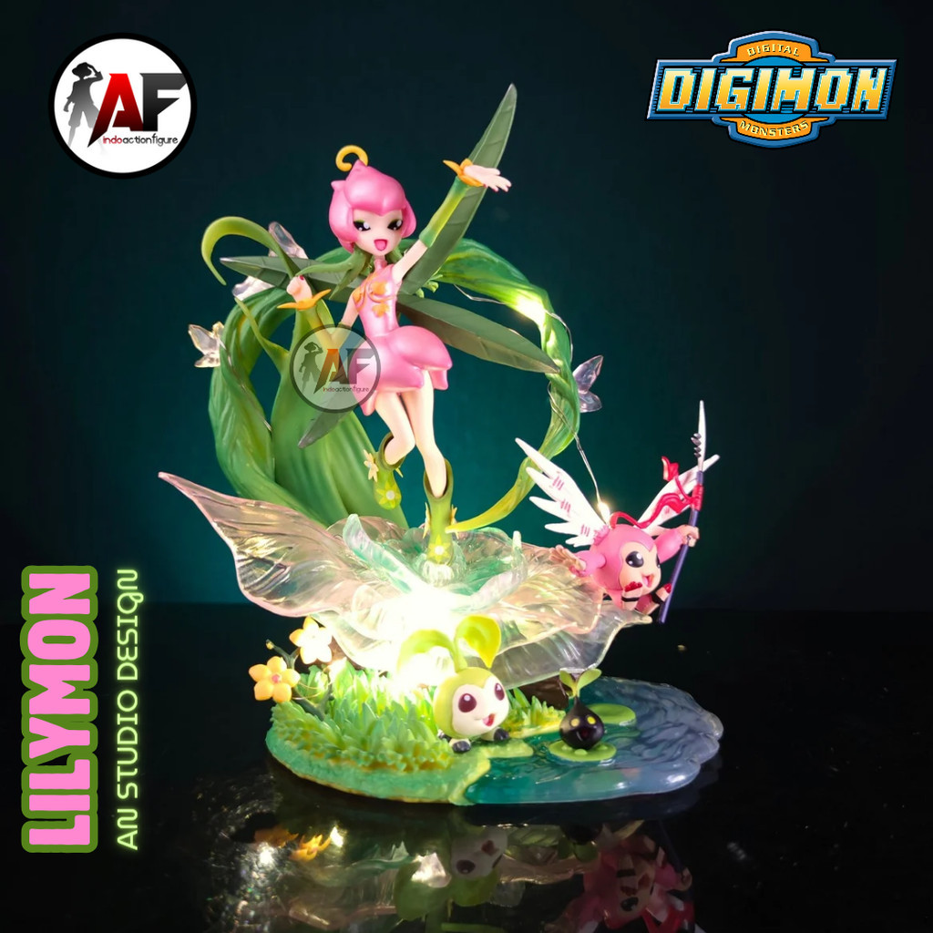 Statue Action Figure Digimon Lilymon Family AN Studio Design Recast