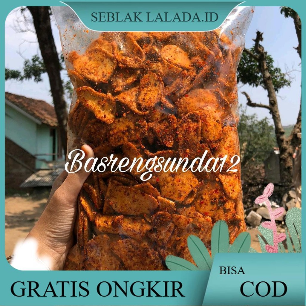 

Basreng Bulat Pedas Daun Jeruk 500g - Beli Lokal Cemilan Instan Food