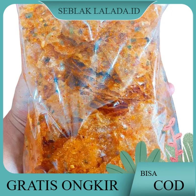 

Kripik kaca viral / kripca pedas Daun jeruk 500gram Cemilan Food Instan Kerupuk Snack Keripik Kripca