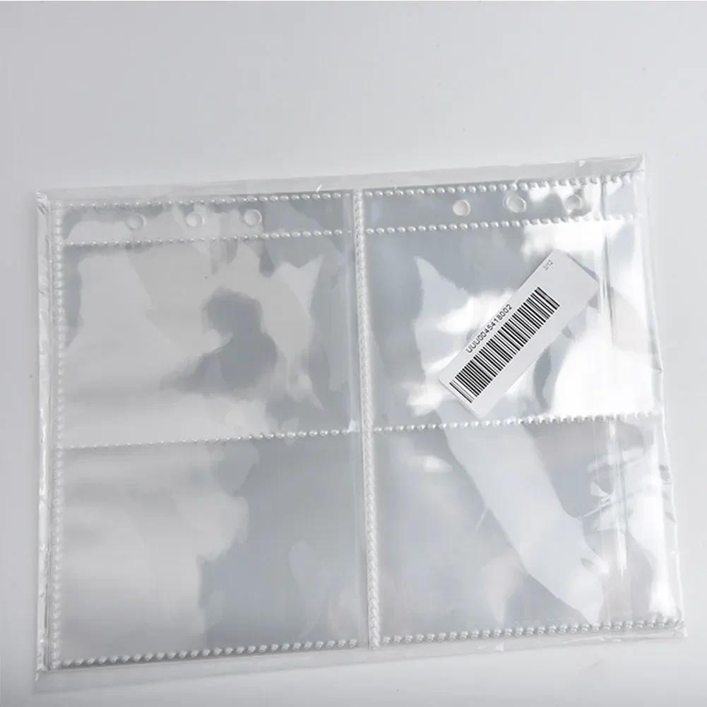 

10 Pcs1/2/4 Grid A5 Convenient Storage Folder Binder Cover Photo Album Binder Refill Internal Card Photo Card File Bag