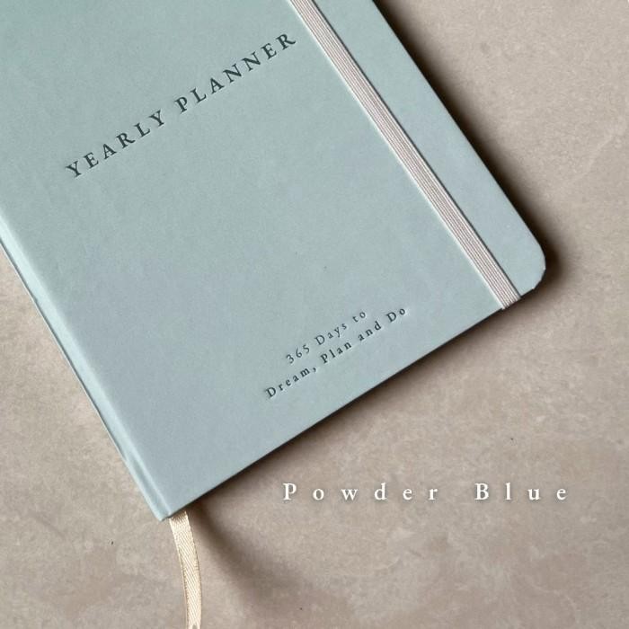 

Yearly Planner 2025 One Year Planner Hard Cover by peulanopapers - BLUSH PINK