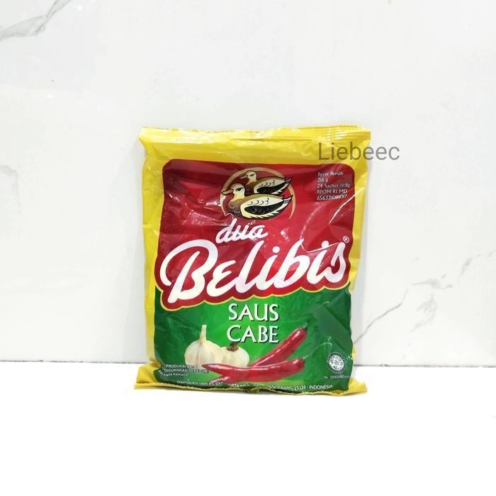 

[PROMO EXP TERBARU] Dua Belibis Saus Cabe 9gr isi 24 Sachet / Saos Sambal saset 9 gr Bergaransi Terlaris