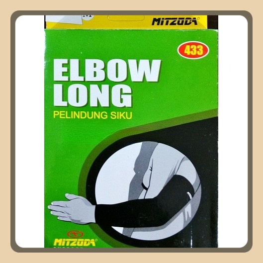 Mitzuda 433 - Deker Siku Tangan Lengan Voli Volley Volly Panjang Hitam