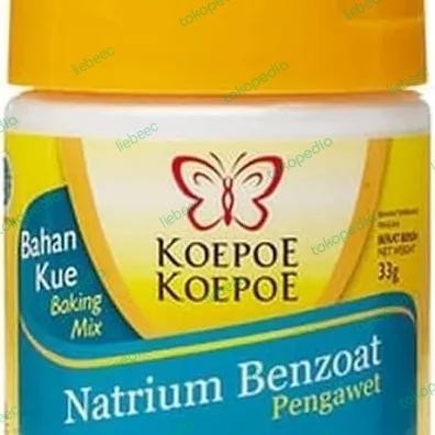 

[PROMO EXP TERBARU] Koepoe Natrium Benzoat 33gr / Pengawet Makanan 33 gr Bergaransi Terlaris