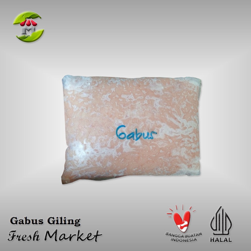 

[Depok] Daging Ikan Gabus Giling Halal Mui 1kg Frozen