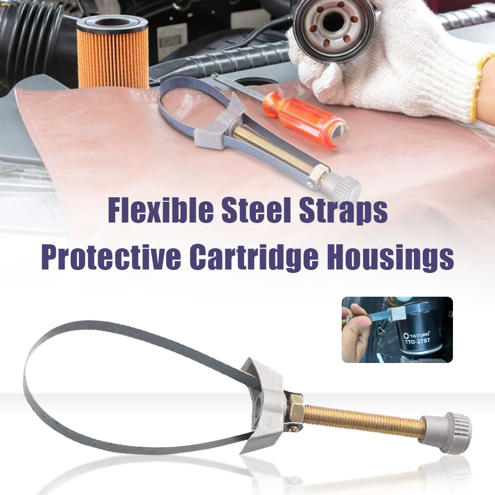 COD 65mm-105mm Alat KUNCI FILTER OLI / ALAT PEMBUKA FILTER OLI MOBIL