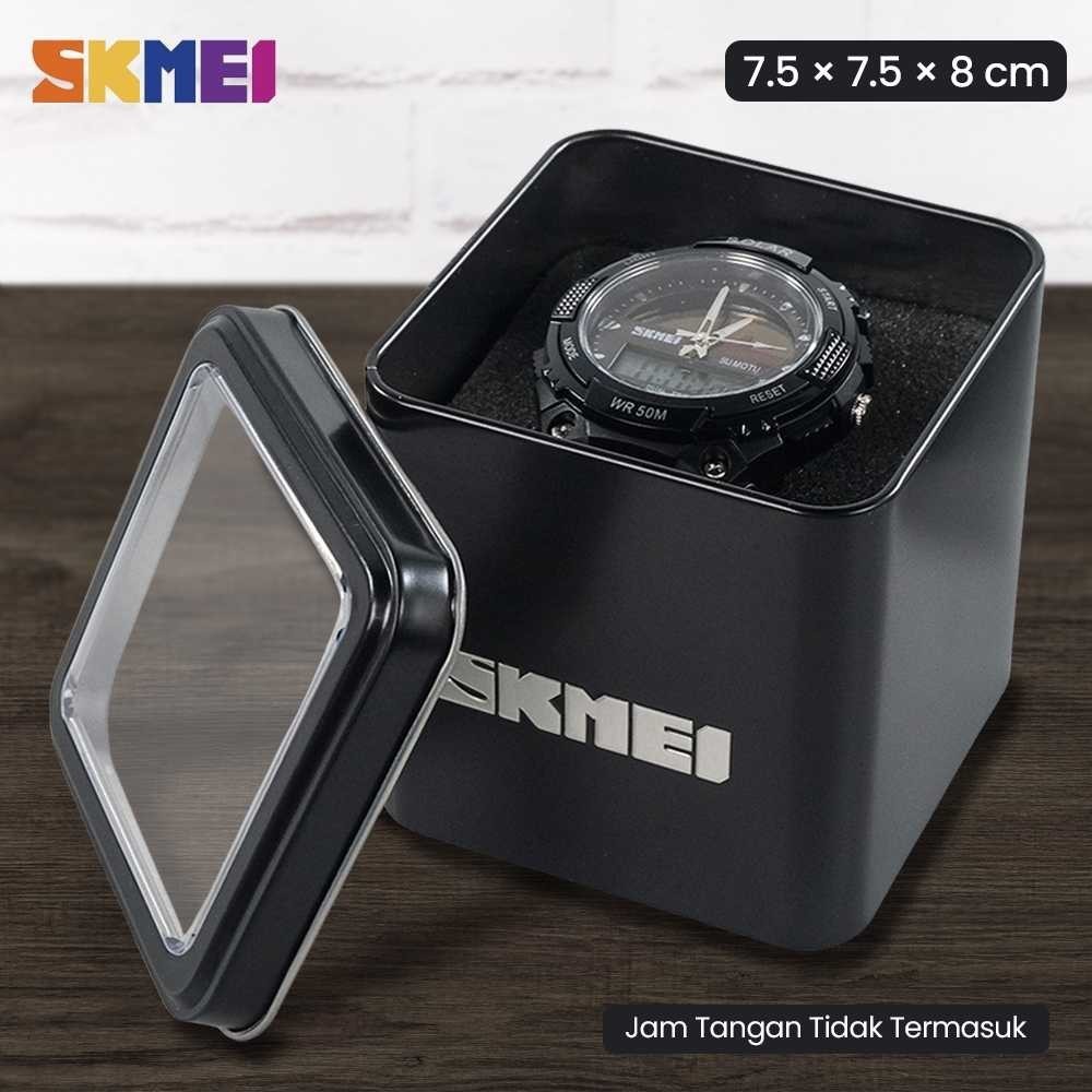 Box Kotak Jam Tangan Pria|Kotak Jam Tangan Metal Watch Box Case|  Box Kotak Jam Tangan Kado