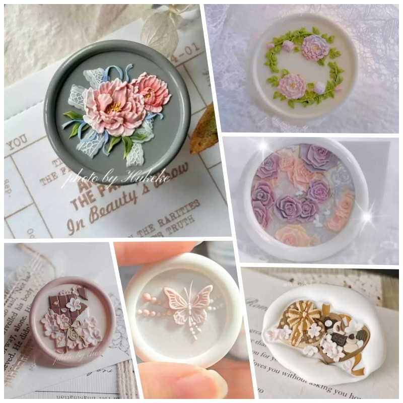 

Diy Fire Seal Cute Jellyfish Relief Seal Irregular Carved Copper Head Envelope Invitation Student Account Creative Stamp Toys