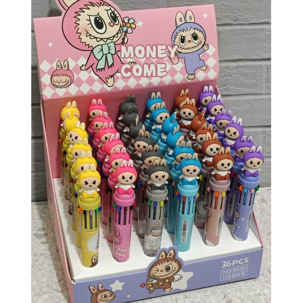 

PROMO !!! Pen Labubu 10 Warna Pulpen Cetek 10 Warna Labubu