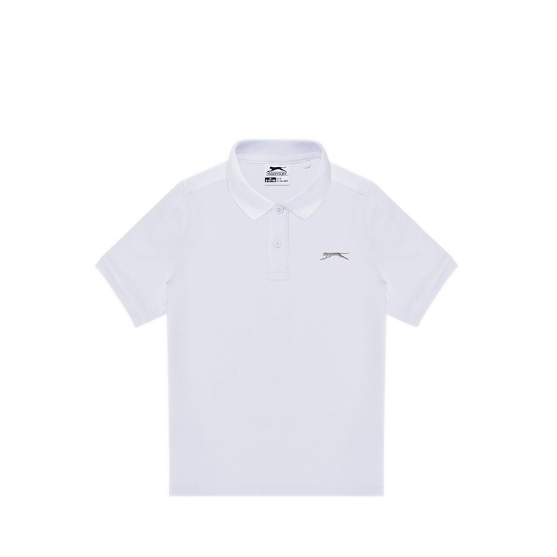 Slazenger Boy's Leisure Short Sleeve Polo Shirts - White