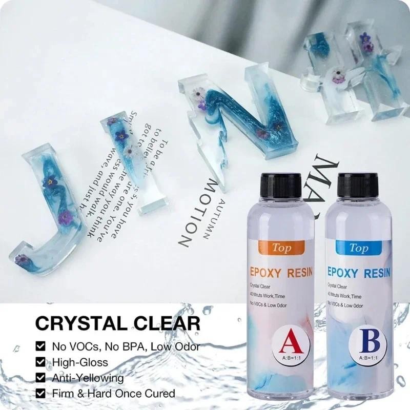 

Resin Epoxy AB Glue Crystal Clear Resin Epoxy Quick Dry Ultra violet Clear Coating Home School Artists Crafts Accessories