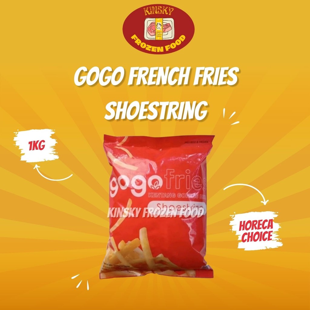 

GOGO FRENCH FRIES SHOESTRING 1KG