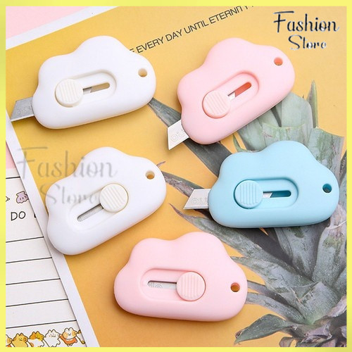 

FS PAKET 5PCS MINI CUTTER PORTABLE DAN CUTTER DOLPHINE / PISAU PEMOTONG KERTAS DAN PAKET UNBOXING SERBAGUNA