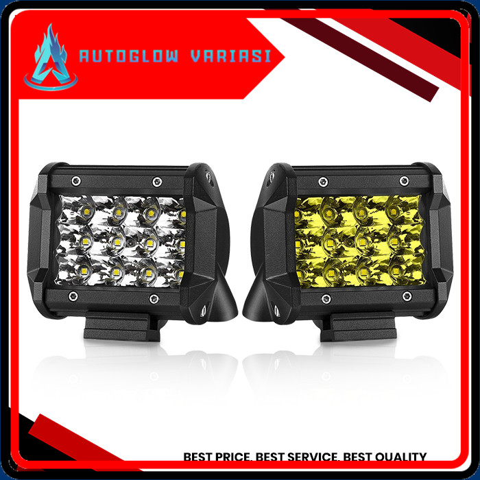 Lampu Tembak Sorot Led Kotak 12 Mata 36 Watt Lampu Variasi Motor Mobil [AutoGlow Variasi]