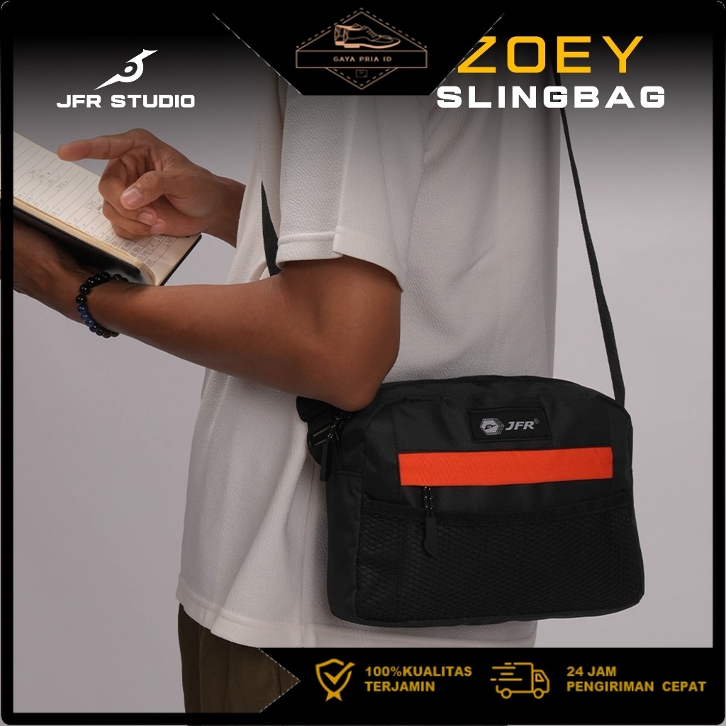 Zoey Waist Bag by JFR - Tas Selempang Bahan Polyester JT53