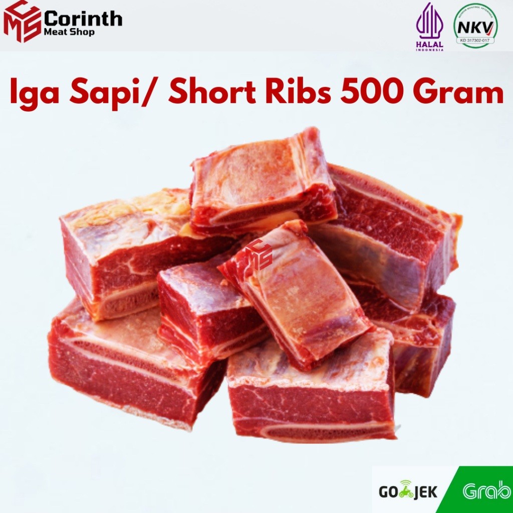 

DAGING IGA SAPI AUS 100% Halal Import / Beef Short Ribs Aus 500gr 100 % HALAL MURAH BERKUALITAS DAN HIGEINIS