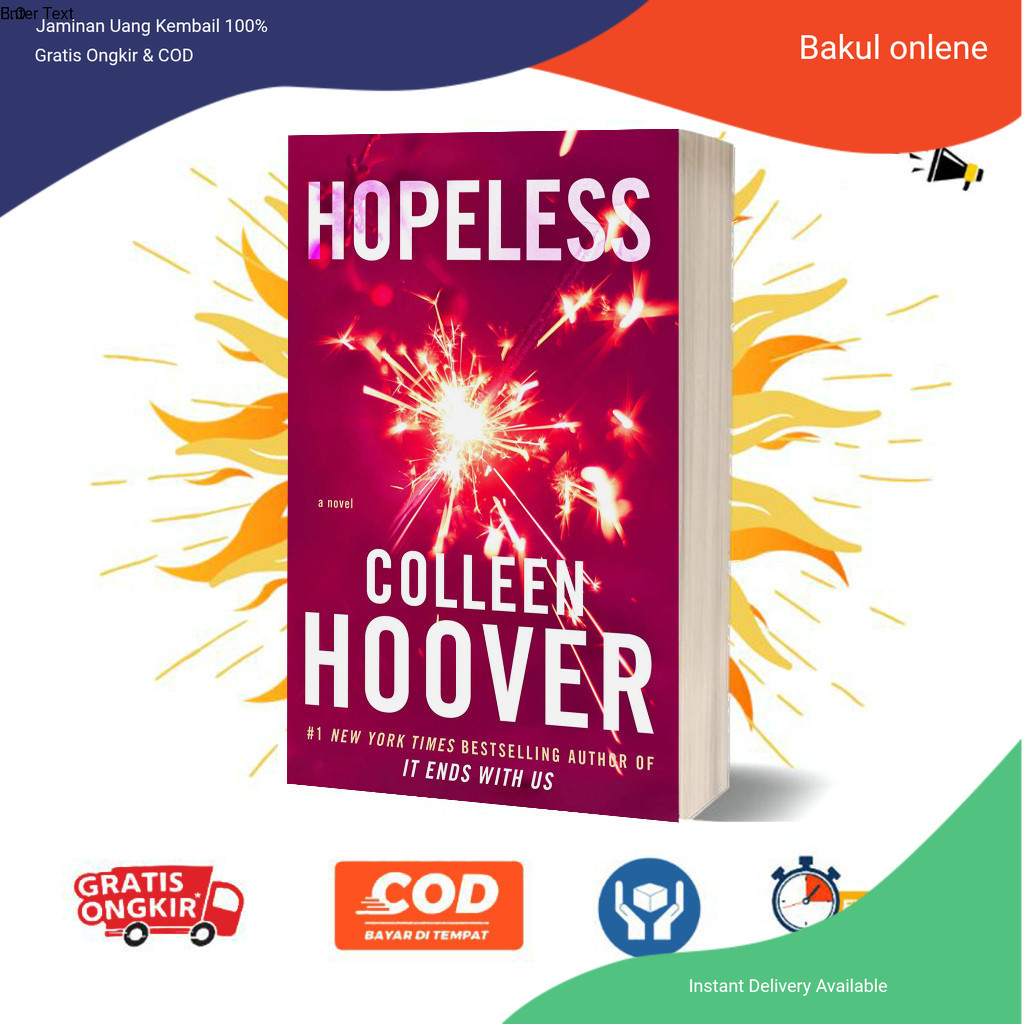 Hopeless (Hopeless, #1) by Colleen Hoover (English)