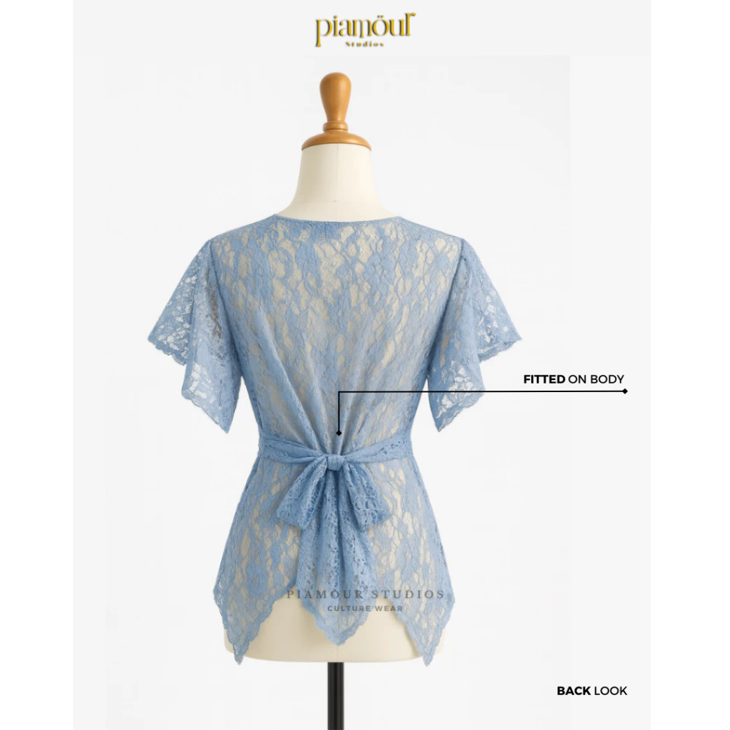 bestpromo hagia top set kebaya kutubaru modern atasan outer kebaya kutu baru lengan pendek baju