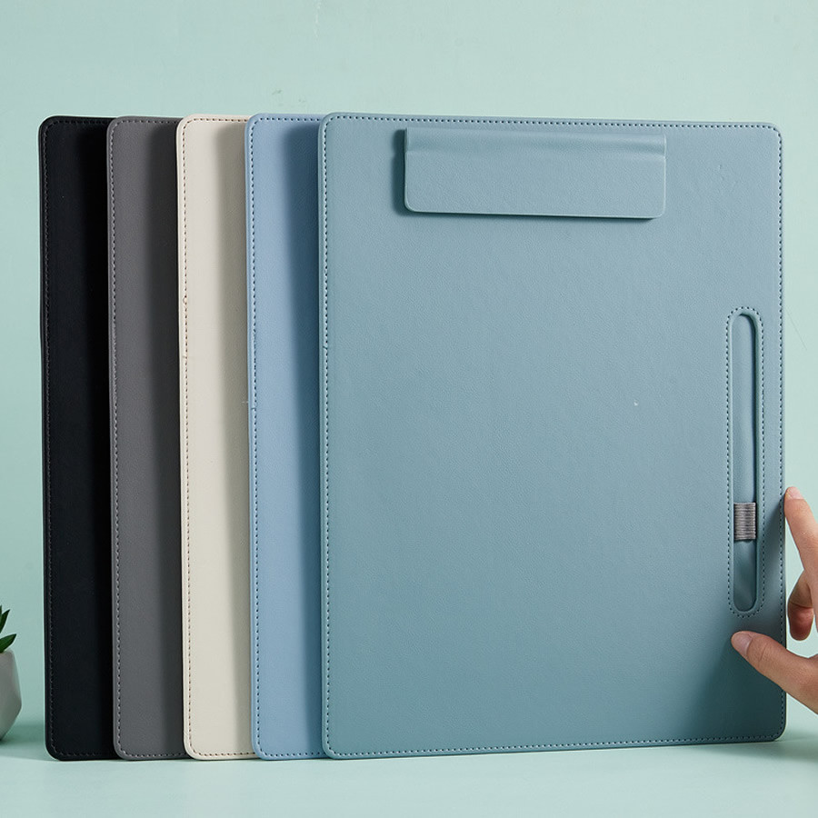 

A4 leather writing clip, business folder, data book, office storage menu clip, contract book clip, music score clip