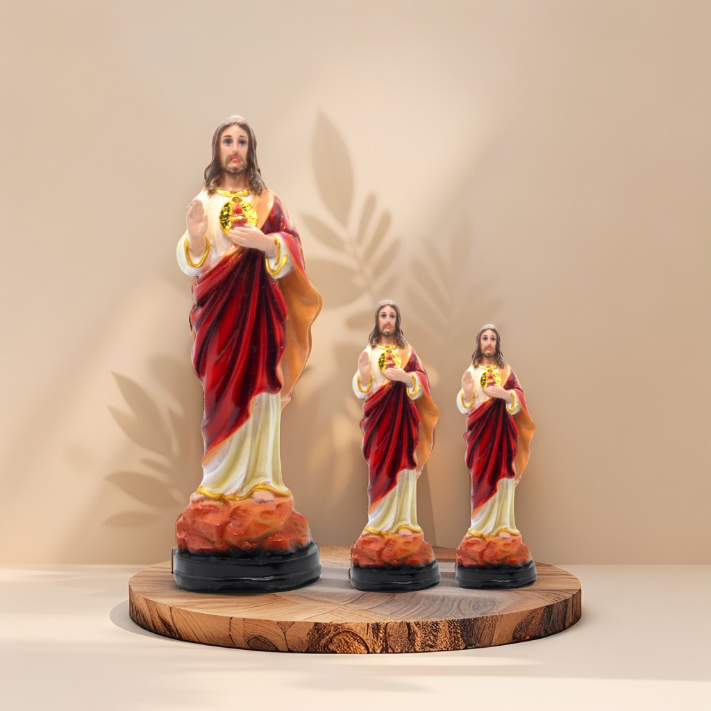 PATUNG TUHAN YESUS 25 CM / PATUNG YHK 25 CM / PATUNG YESUS MURAH / PATUNG YESUS MARIA