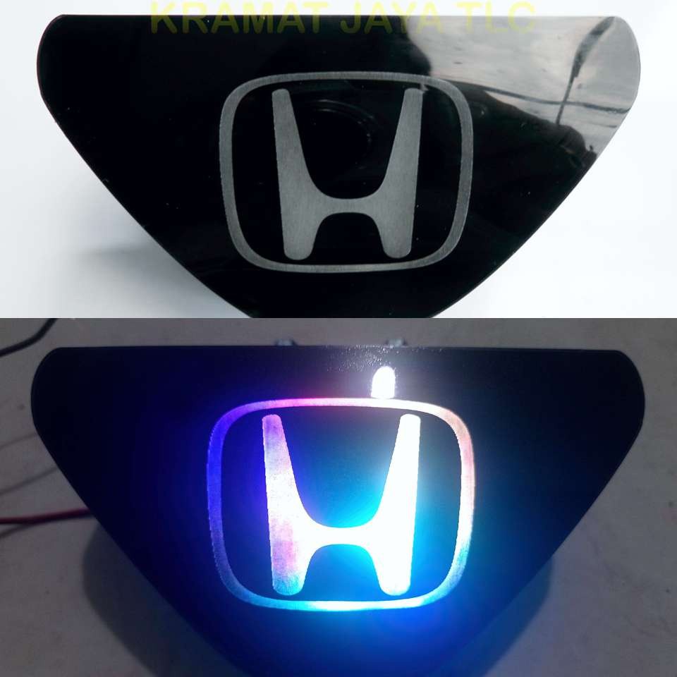 LAMPU REM LED F1 PELANGI COVER AKRILIK GRAFIR LOGO HONDA MOBIL