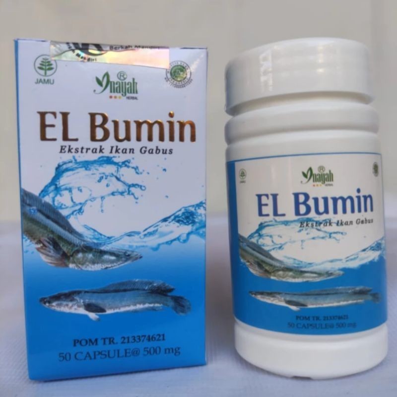 KAPSUL ELBUMIN TERBAIK EL BUMIN KAPSUL IKAN KUTUK / GABUS