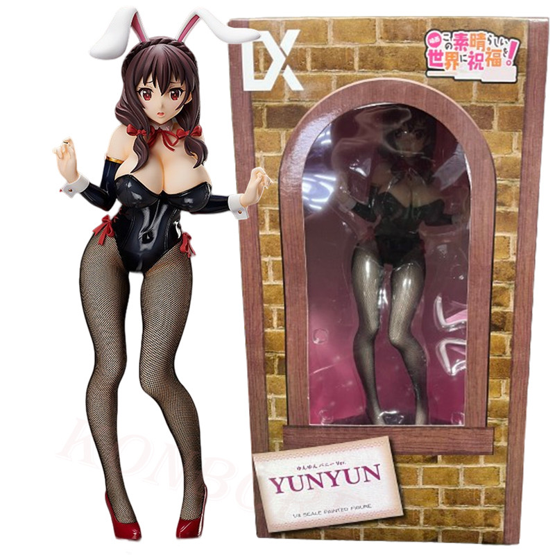35cm B-style Yunyun Bunny Girl Anime Figure KonoSuba God's Blessing on this Wonderful World Darkness