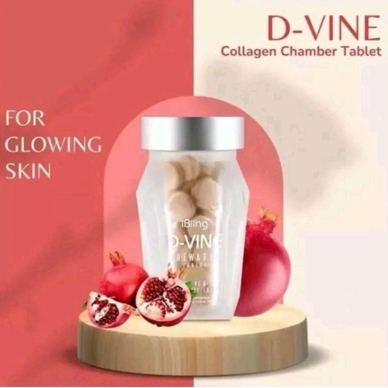 D Vine Collagen Original 100% Ori Bpom Suplemen Memutihkan Kulit Ampuh