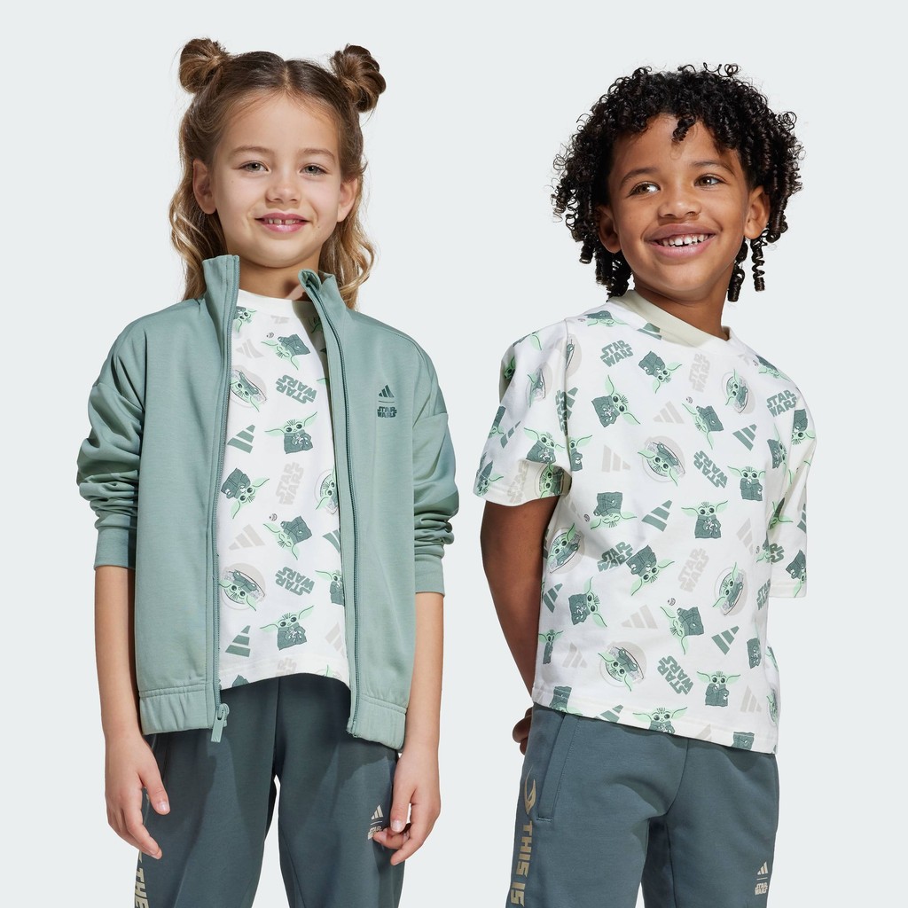 adidas Lifestyle ADIDAS STAR WARS MANDALORIAN T-SHIRT Unisex White JD4555