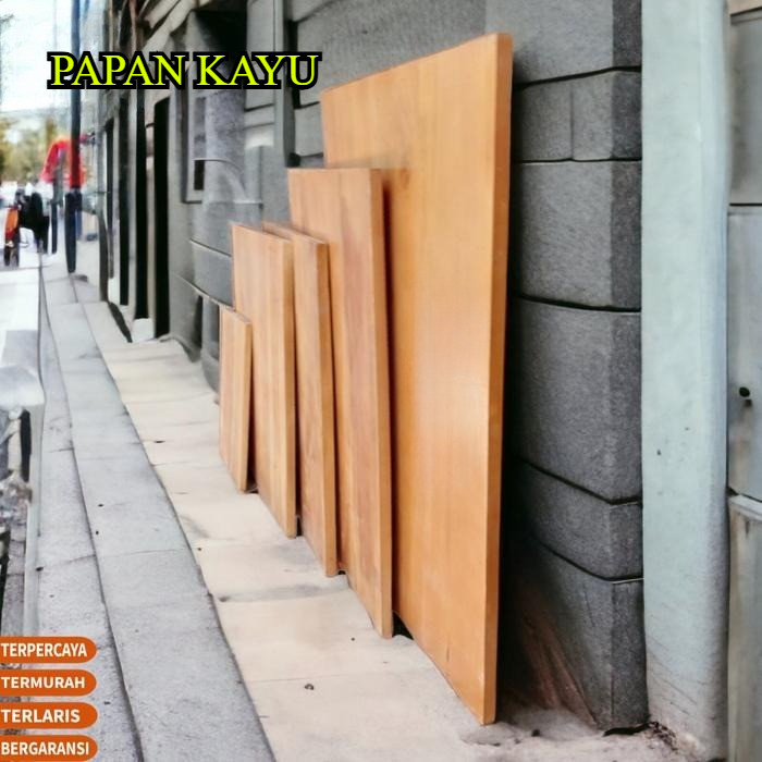 

Kayu Papan kayu 140x60 cm Wooden board bahan meja kayu - 140 x 60 cm, Dihaluskan