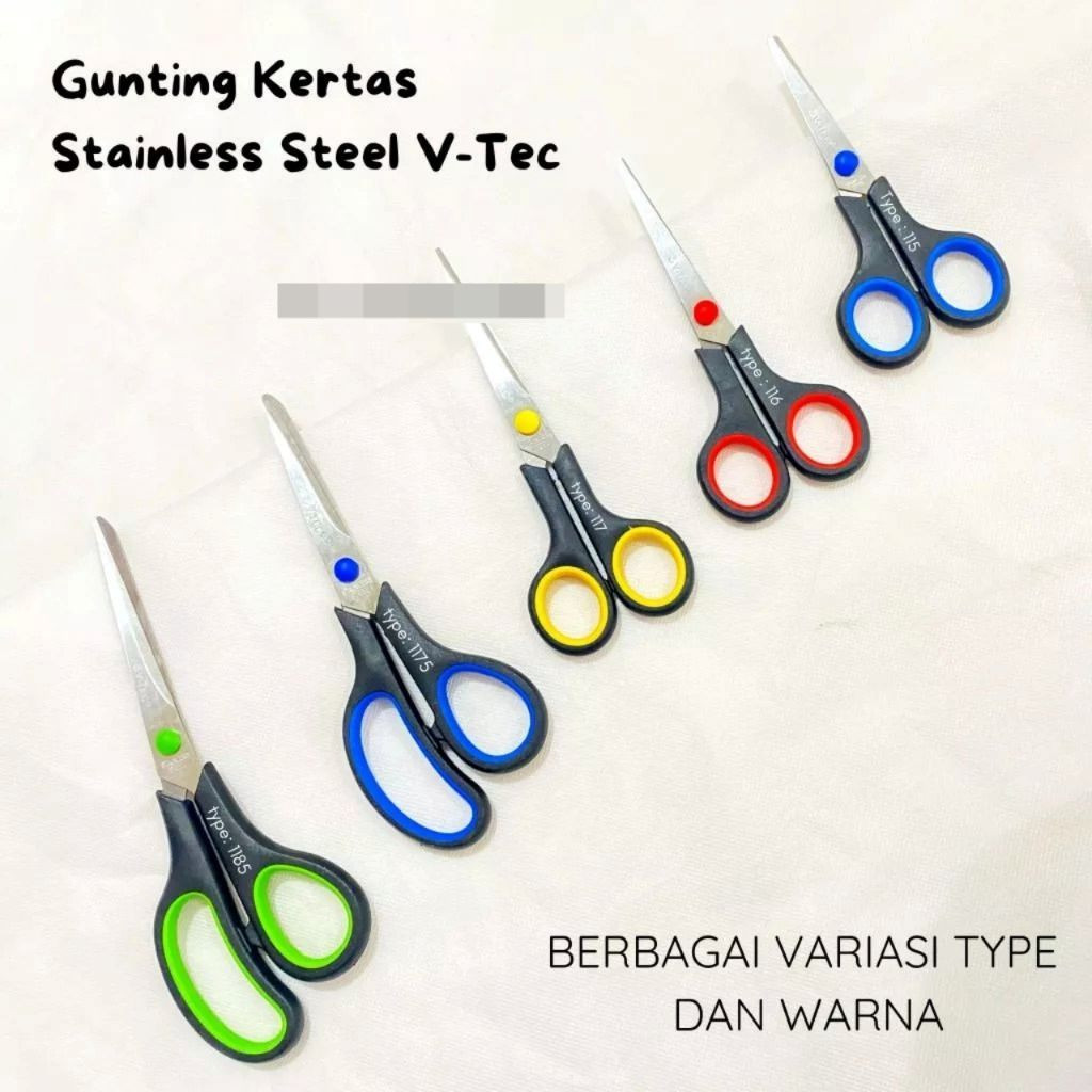 

Gunting Kertas Stainless Steel V-TEC SC9016 – Gunting Tajam Serbaguna untuk Kantor & Sekolah Harga Grosir Bisa Cod