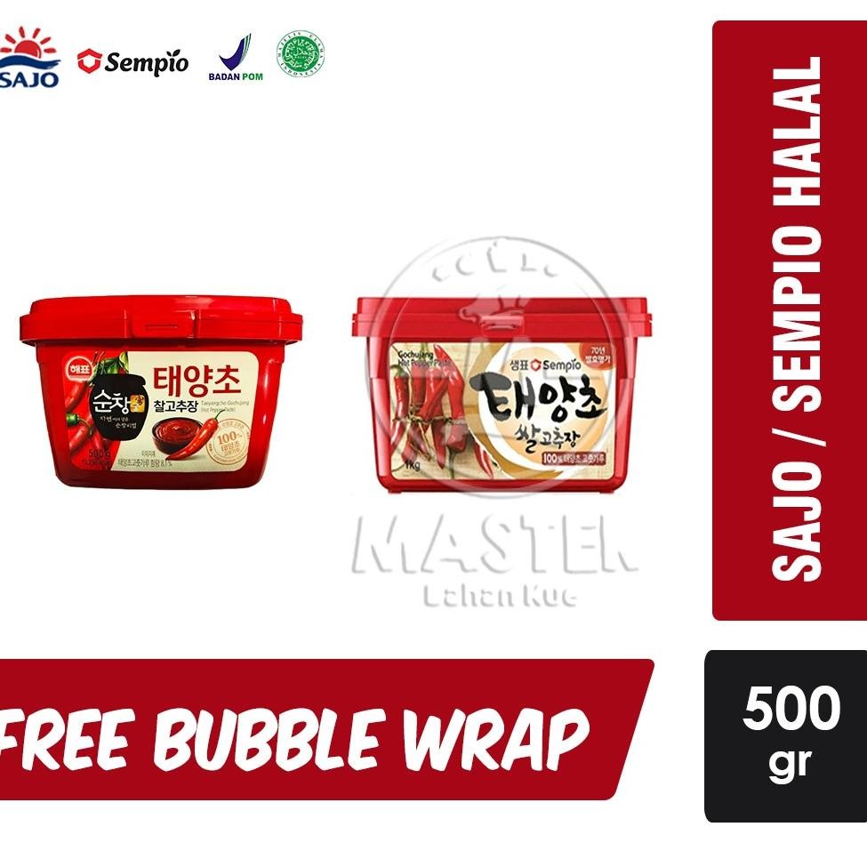 

J92 Sajo Gochujang Hot Pepper Paste / Sempio Pasta Cabe Korea Halal [500gr] NEW ぇ
