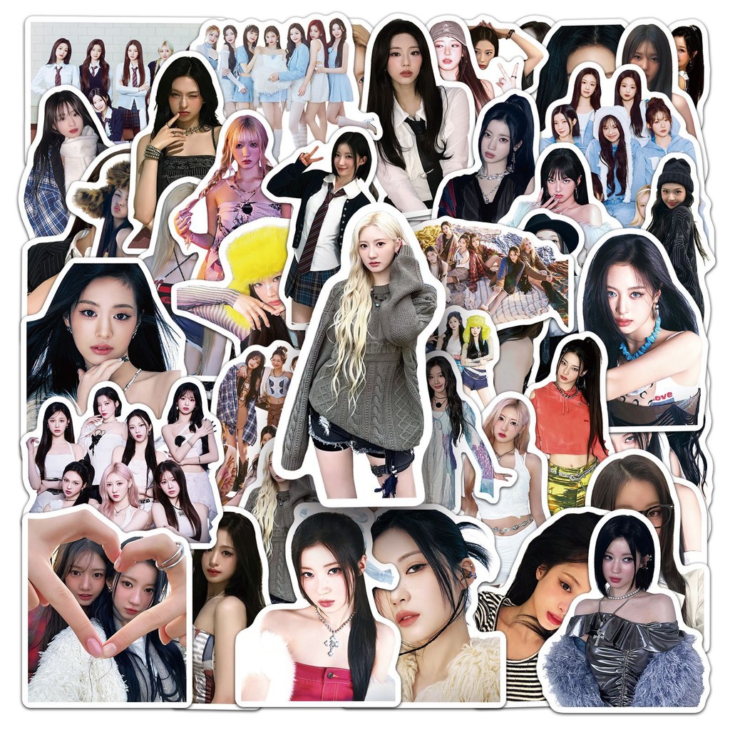 

10/50PCS KPOP Korean Girl Group BABYMONSTER Stickers Personalized Creative Decoration Bicycle Water Cup Phone Case Decal Toys