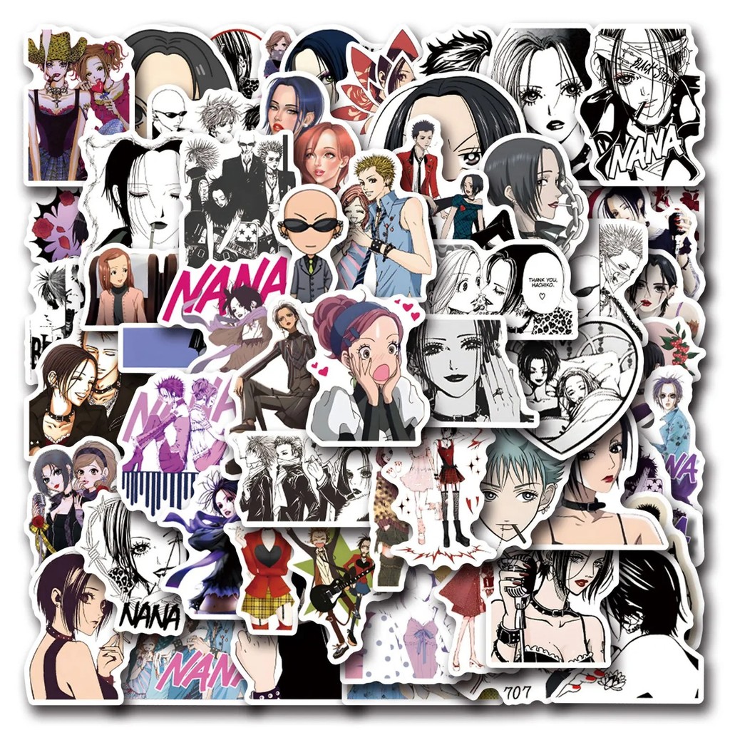 

10/30/55PCS Anime NANA Stickers Cool Graffiti Decals DIY Decoration For Phone Laptop Stationery PVC Waterproof Sticker Toys Gift