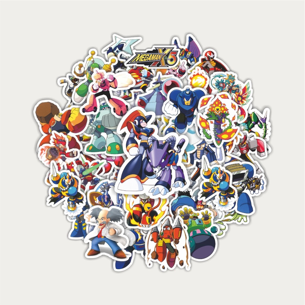 

Sticker Pack Stiker Capsom Series Megaman Universe Character Mix 2 | Sticker TUMBLR | Stiker LAPTOP KOPER HELM