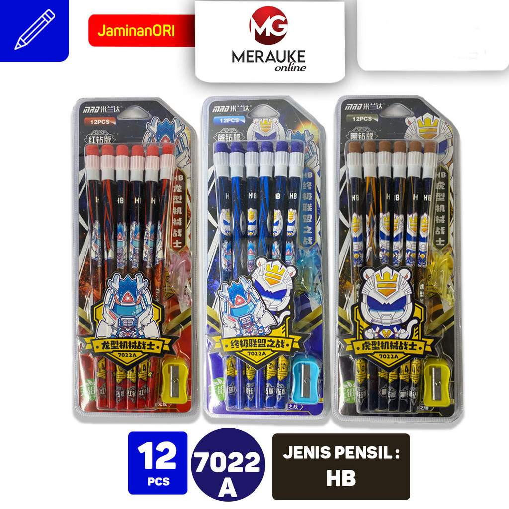 

Pensil SET HB dan Serutan ZAIXIN 7022A