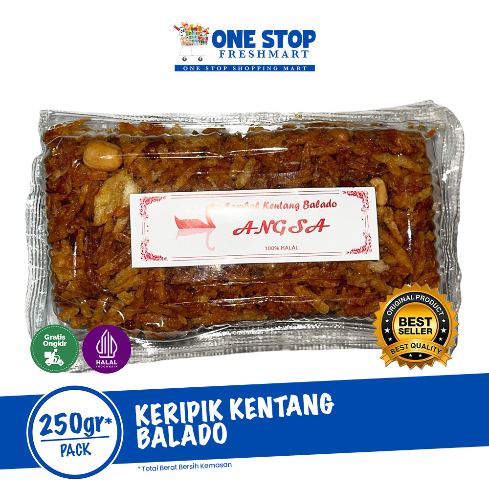 

KERIPIK KENTANG BALADO CAP ANGSA / SAMBAL KENTANG BALADO