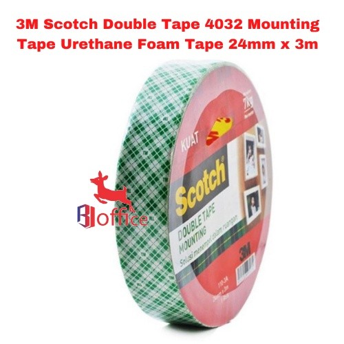 

JAMIN MURAH !!!3M Scotch Double Tape 4032 Mounting Tape Urethane Foam Tape 24mm x 3m(BISA LANGSUNG ORDER)