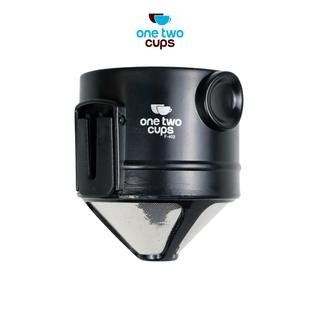 

TNKSYU" - DISKON One Two Cups Filter Penyaring Kopi Portable Cone Coffee Dripper F-402 - Hitam