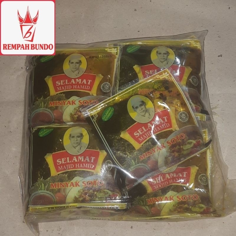 

Bumbu Minyak SOTO Padang Selamat Majid Hamid 20 sachet